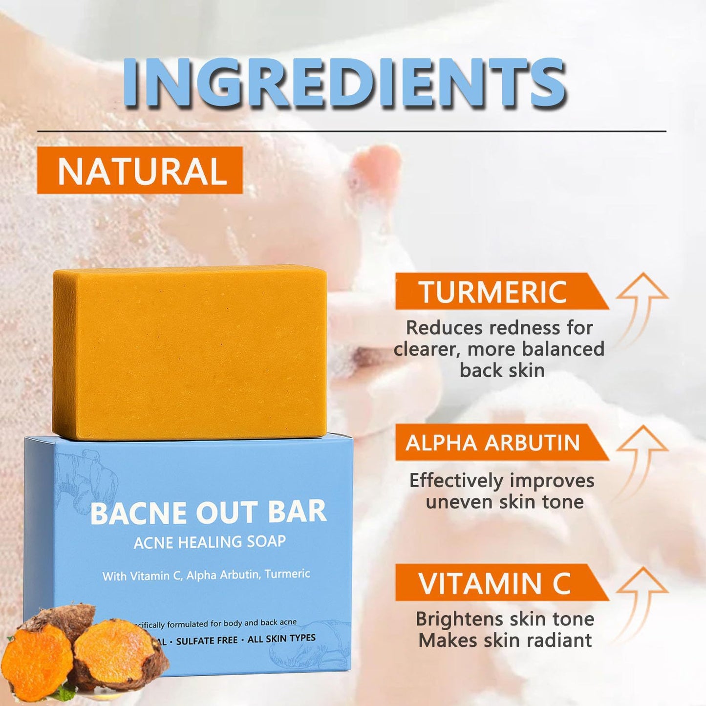 Acne Out Bar Soap for Body and Face